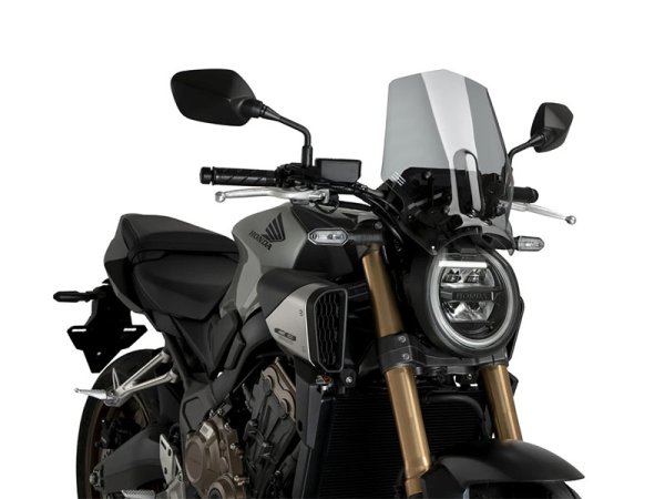 Слюда Puig Naked New Generation Sport за Honda CB650R NEO SPORTS CAFE 24-25 опушена