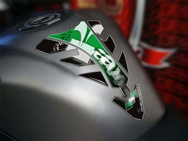 Протектор за резервоар Future Kawasaki зелен
