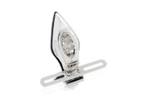 CustomAcces LED стоп Flama със стойка за номер хром