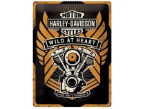 Метална табела ″Harley-Davidson Wild at″