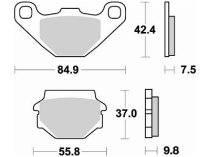 Накладки Braking 669CM44