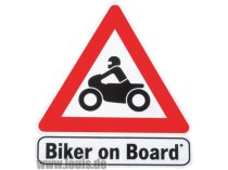 Стикер ″Biker on Board″ 10,5 X 11 cm