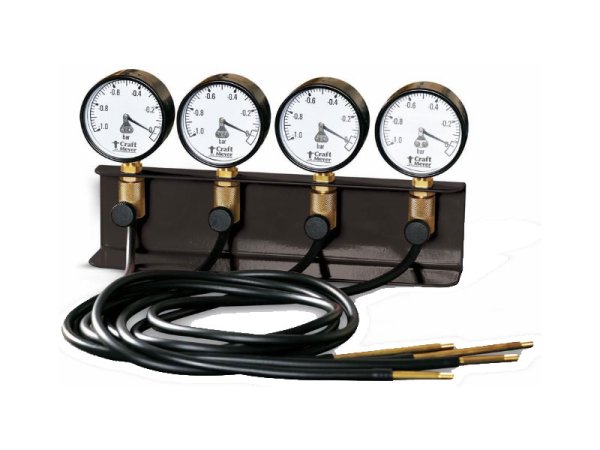 Синхронизатор за 4 карбуратори Craft-Meyer 0 до -1 bar