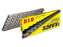 Верига DID 520 VX3 ZJ цвят Natural Steel
