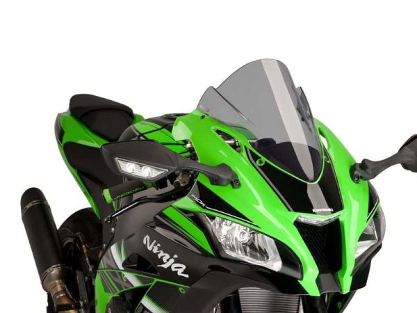 Z-Racing слюда Puig за Kawasaki ZX-10R 16-17/ZX-10RR 17 опушена