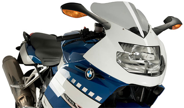 Туристическа слюда Puig за Bmw K1200S 04-08 / K1300S 09-16 опушена