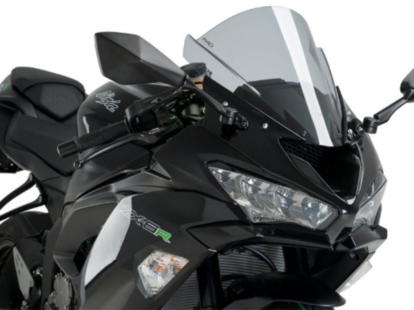 Z-Racing слюда Puig за Kawasaki ZX-6R 18 опушена