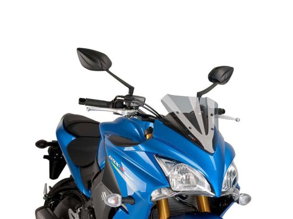 Спортна слюда Puig за Suzuki GSX-S1000F 15-18 опушена