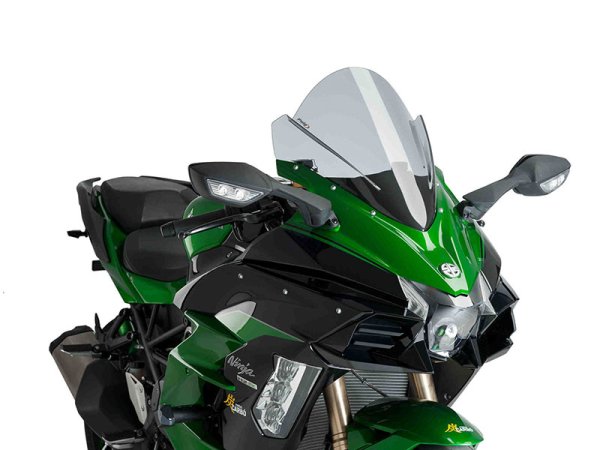 Състезателна слюда Puig за Kawasaki NINJA H2 SX 18 опушена