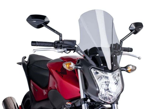Туристическа слюда Plus Puig за Honda NC750S 14-18 опушена