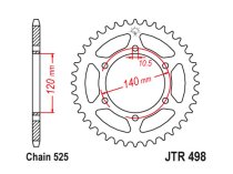 JT Rear Sprocket 498.44 / SUNR1-4523