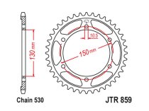 JT Rear Sprocket 859.39 / SUNR1-5601