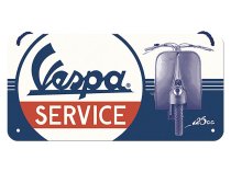 Метална табела VESPA SERVICE