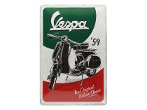 Метална табела VESPA 1959