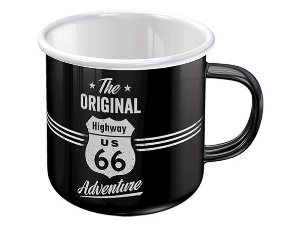 Чаша метална емайл ROUTE 66