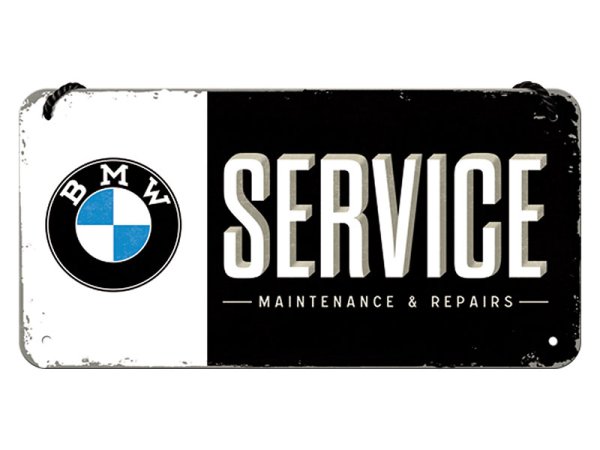 Метална табела BMW SERVICE 20 X 10 СМ