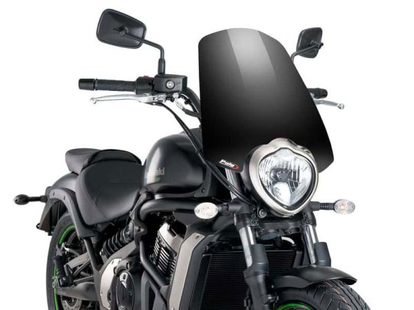 Слюда Puig New Generation за Kawasaki VULCAN S/S CAFE 17-20 черна