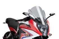 Туристическа слюда Puig за HONDA CBR650F 14-18 опушена