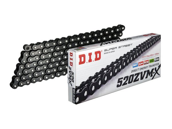 Верига DID 520 ZVM-X BK ZJ 118 цвят Black