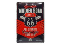 Метална табела ROUTE 66 20 X 30 СМ