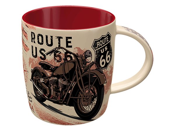 Чаша керамична ROUTE 66 NOSTALGIA