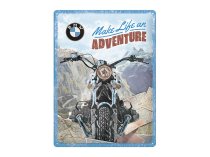 Метална табела BMW ADVENTURE 30 X 40 CM