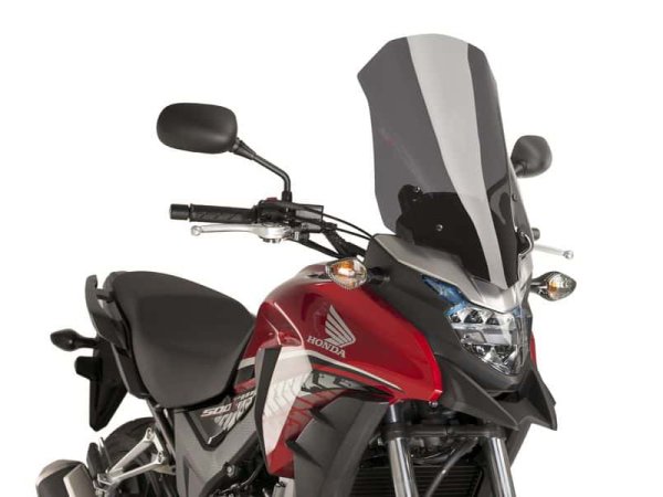 Туристическа слюда Puig за Honda CB500X 16-18 опушена