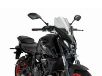 Туристическа слюда Puig New Generation за Yamaha MT07 21-23 опушена