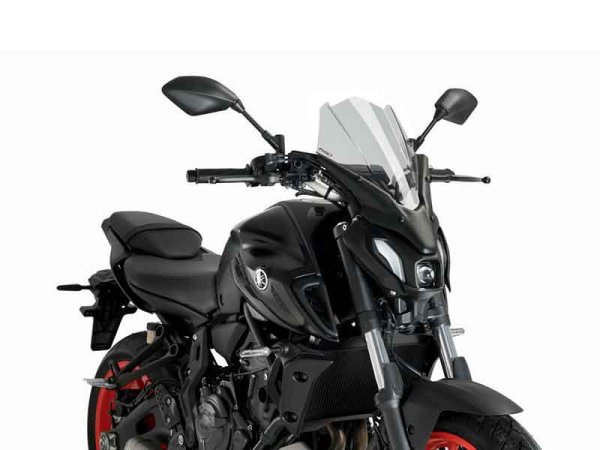 Туристическа слюда Puig New Generation за Yamaha MT07 21-23 опушена