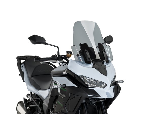 Туристическа слюда Puig за Kawasaki 650 VERSYS 15-16/1000 VERSYS 12-16 опушена