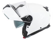 Каска MTR K-7 flip-up бял гланц