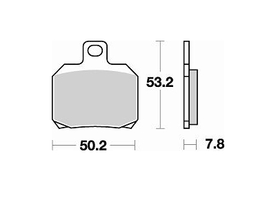 Накладки Braking 828CM56