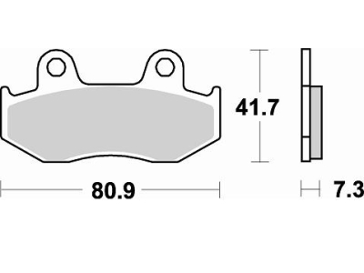 Накладки Braking 667SM1