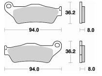 Накладки Braking 746CM55