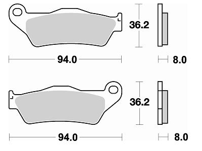 Накладки Braking 746CM55