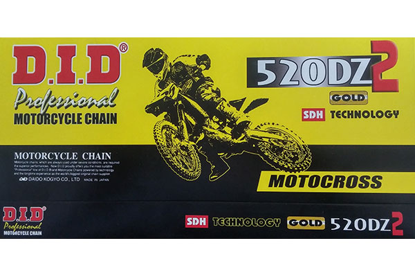 Верига DID 520 DZ2 GB RJ цвят Gold