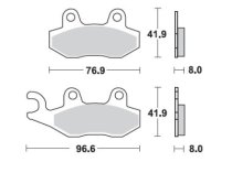 Накладки Braking 696CM44