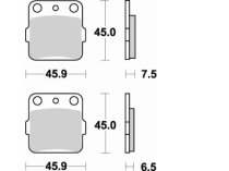 Накладки Braking 686CM44